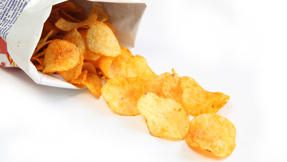 batata chips gordura trans